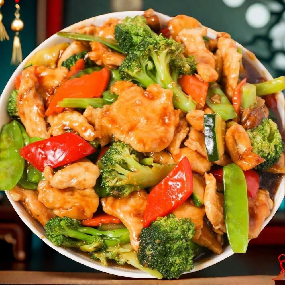 L. Mixed Vegetable W. Chicken