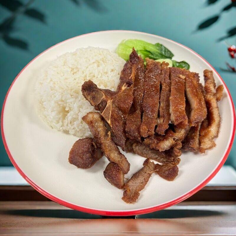 L. Pork Chops Over Rice