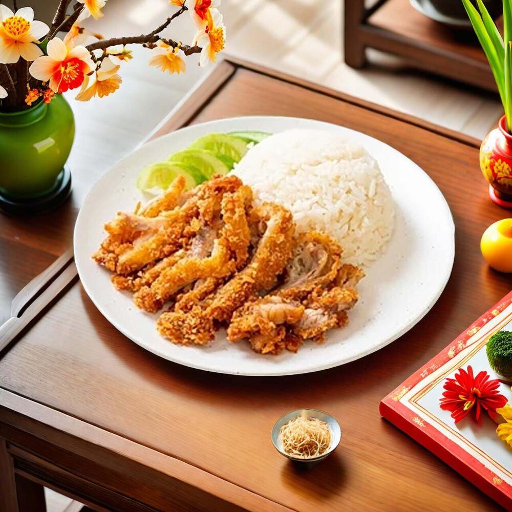 L. Chicken Chop Rice