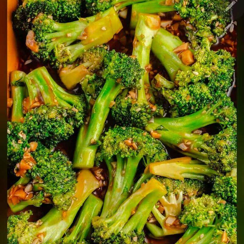 L. Broccoli With Garlic Sauce