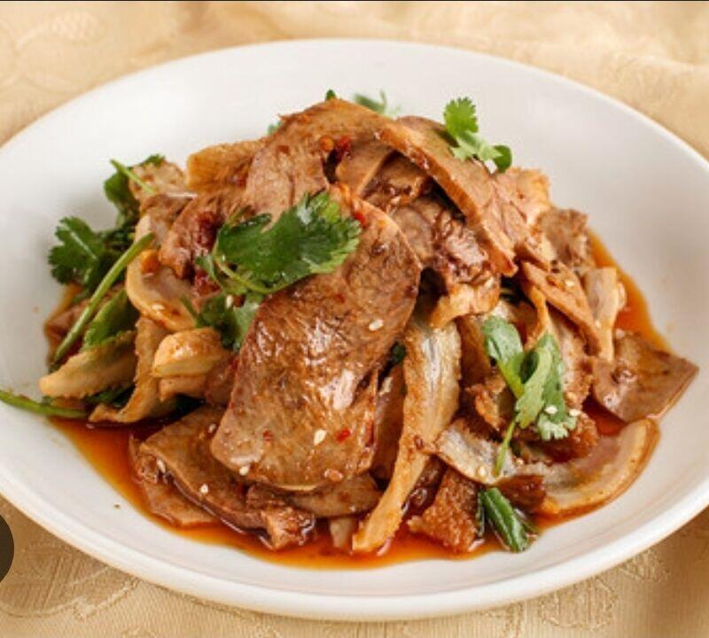 Sliced Beef And Tripes In Chili Sauce