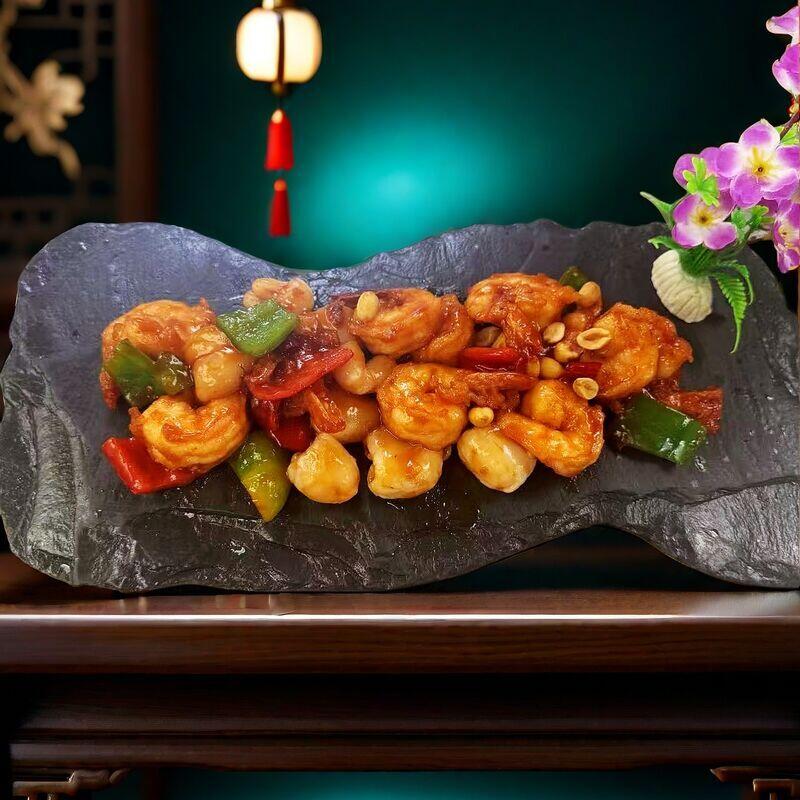 Kung Pao Shrimp W. Lychee Sauce
