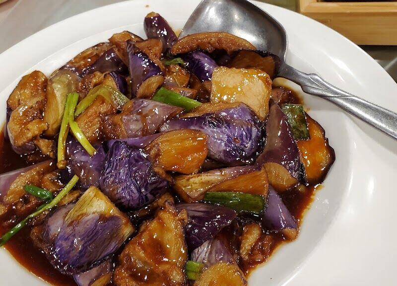 Eggplant W. Garlic Sauce
