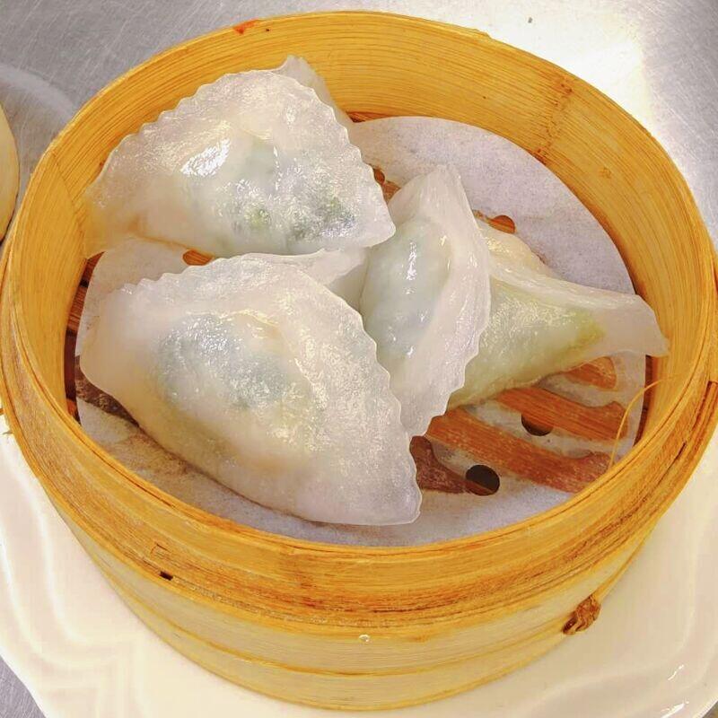 Snow Pea Sprouts W. Shrimps Dumplings(3)