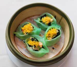 Crabmeat N Shrimp W. Spinach Dumplings(3)