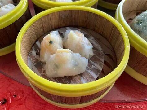Scallop N Shrimp W. Pea Sprout Dumpling(3)