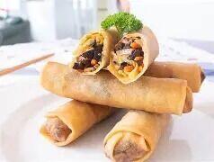 Vegetarian Crisp Spring Rolls(3)