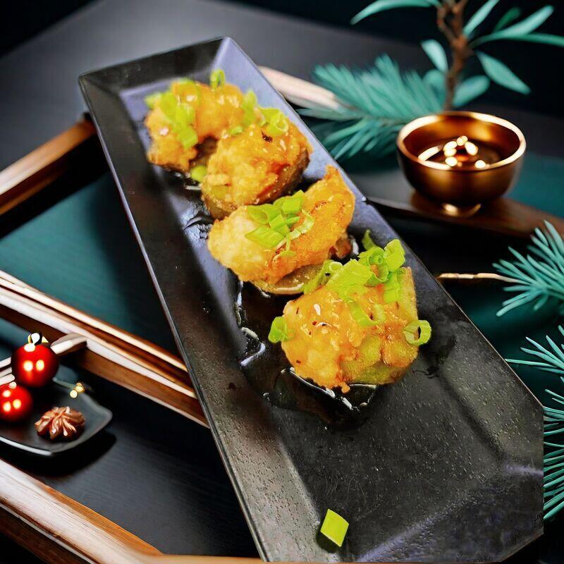 Bell Peppers Stuffed W. Shrimp Paste(3)