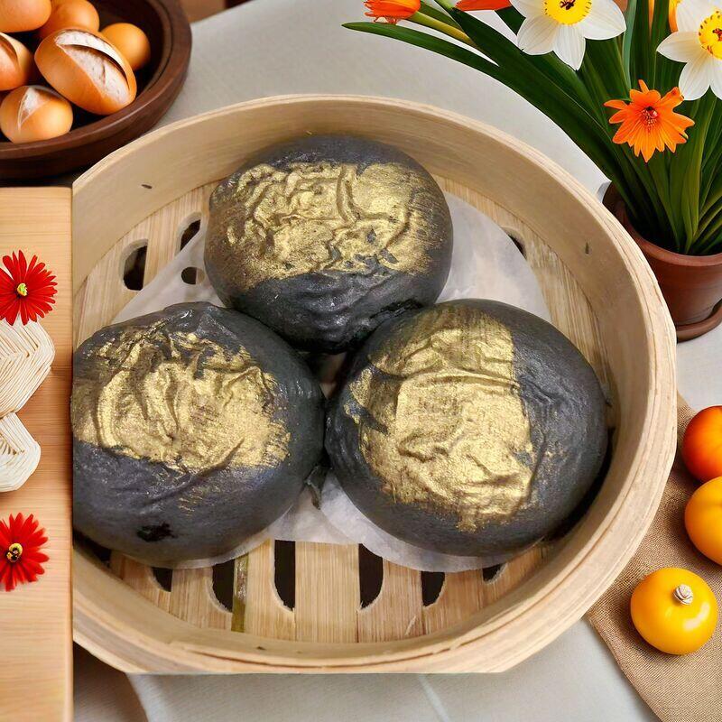 Black Steamed Buns(2)
