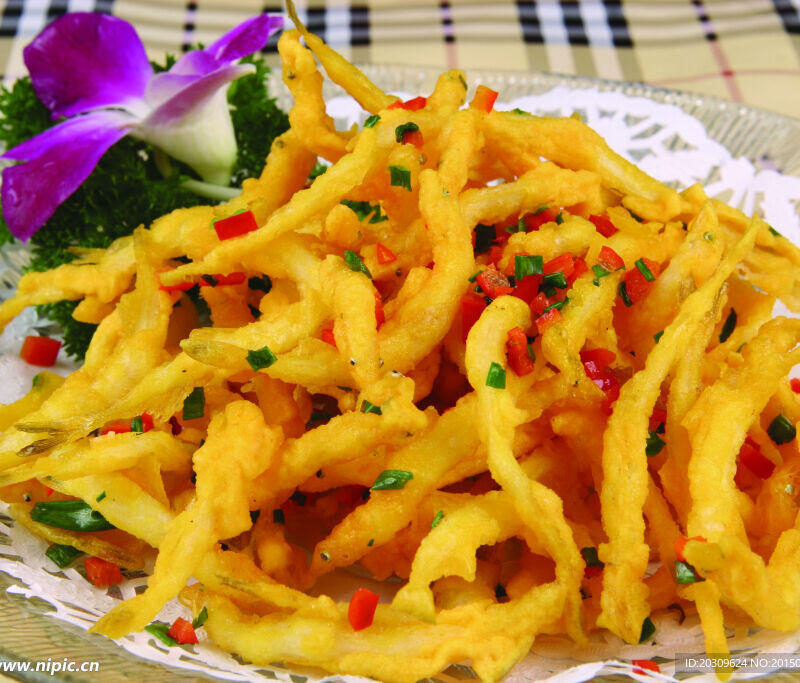 Crispy Fried Silver Fish
