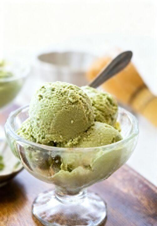 Uji Matcha Vanilla Ice Cream