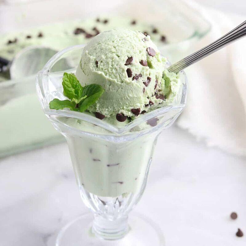 Pistachio Mint Ice Cream