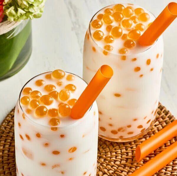Mango Fruit Juice W. Popping Boba