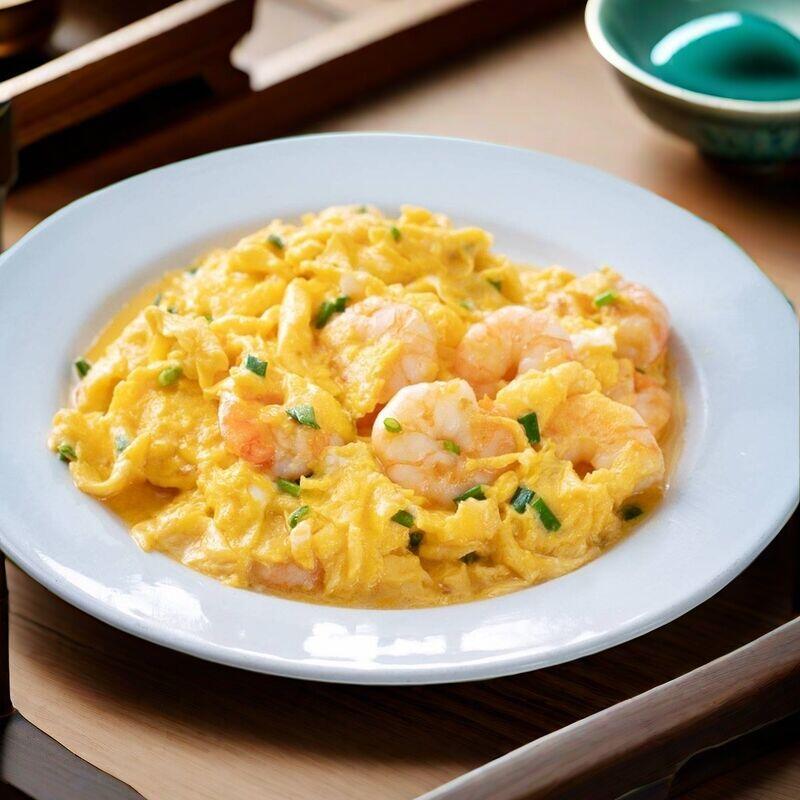 Scrambled Eggs w. Shrimp
